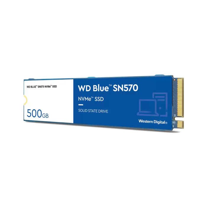 WD Blue SN570 500GB M.2 2280 PCIe Gen3 x4 NVMe SSD RW 3500/2300MB/s